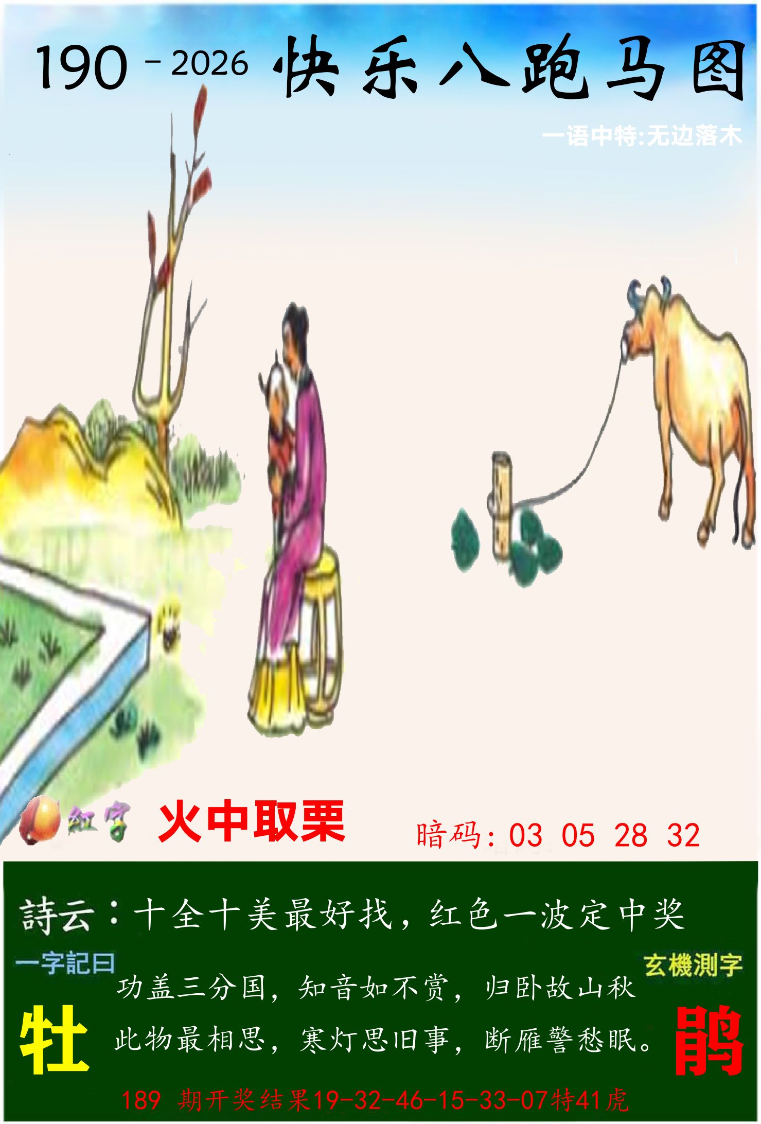澳门跑马 第190期