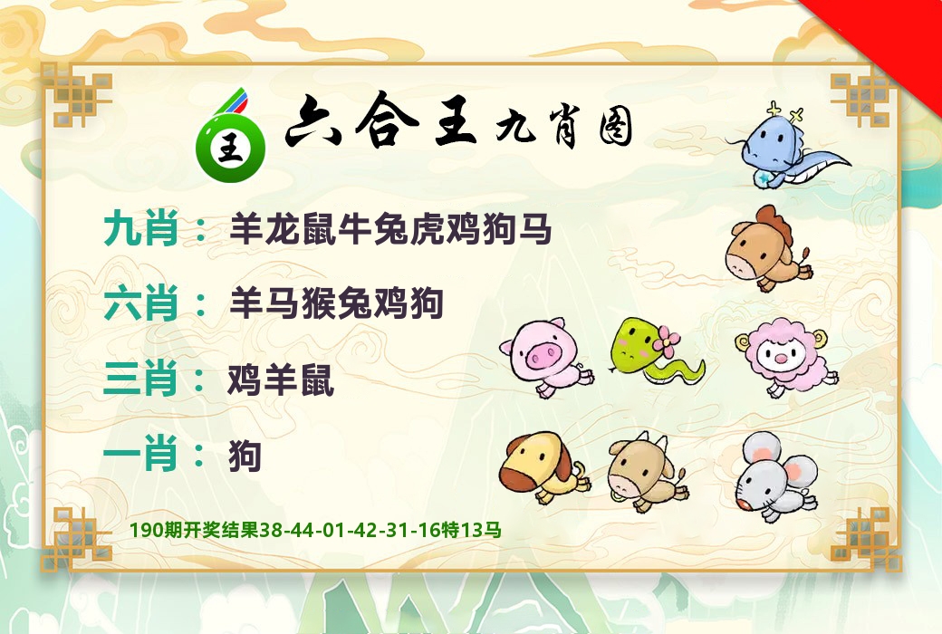 六合王九肖图 第191期