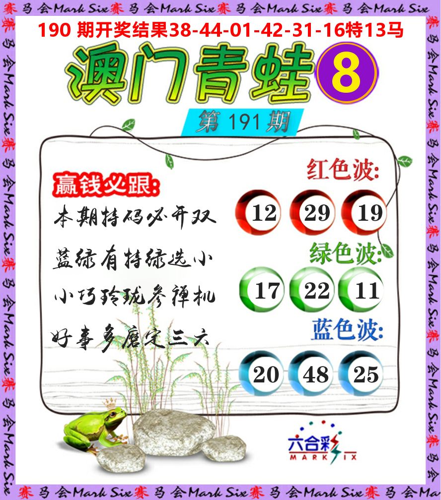 青蛙系列8 第191期