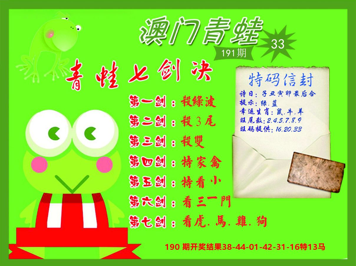 青蛙系列33 第191期