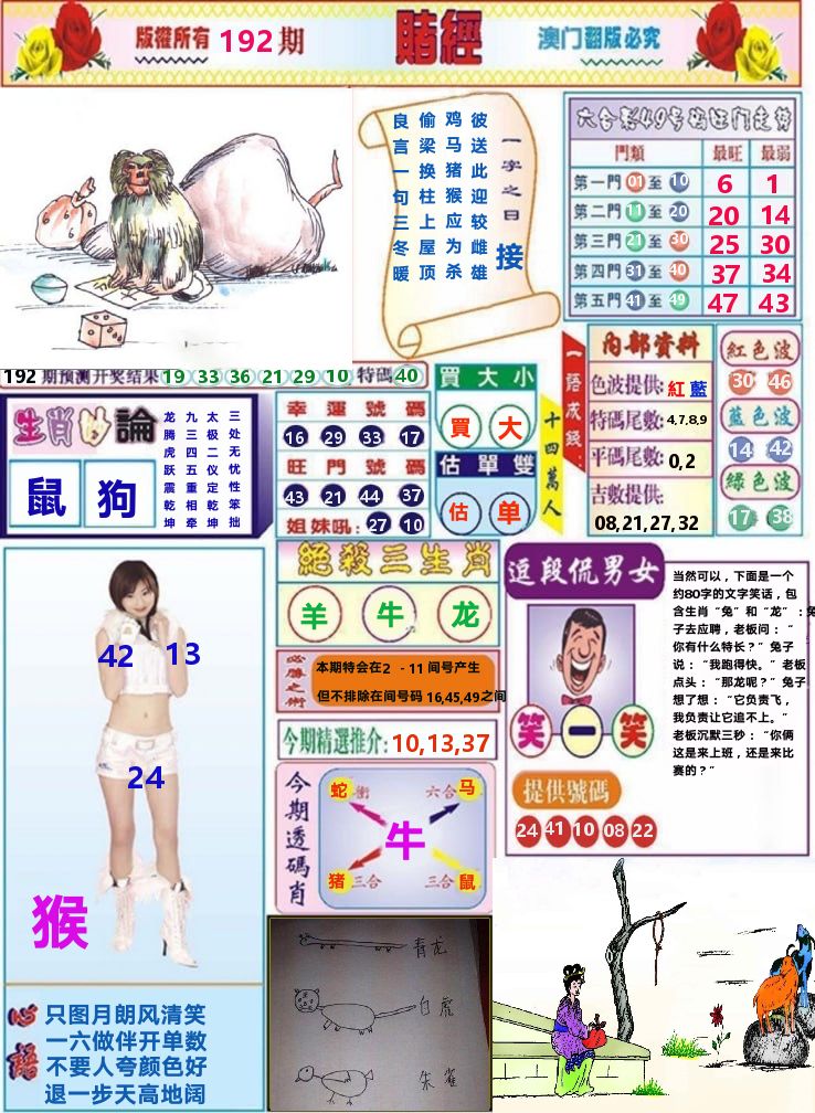 澳门赌经 第192期