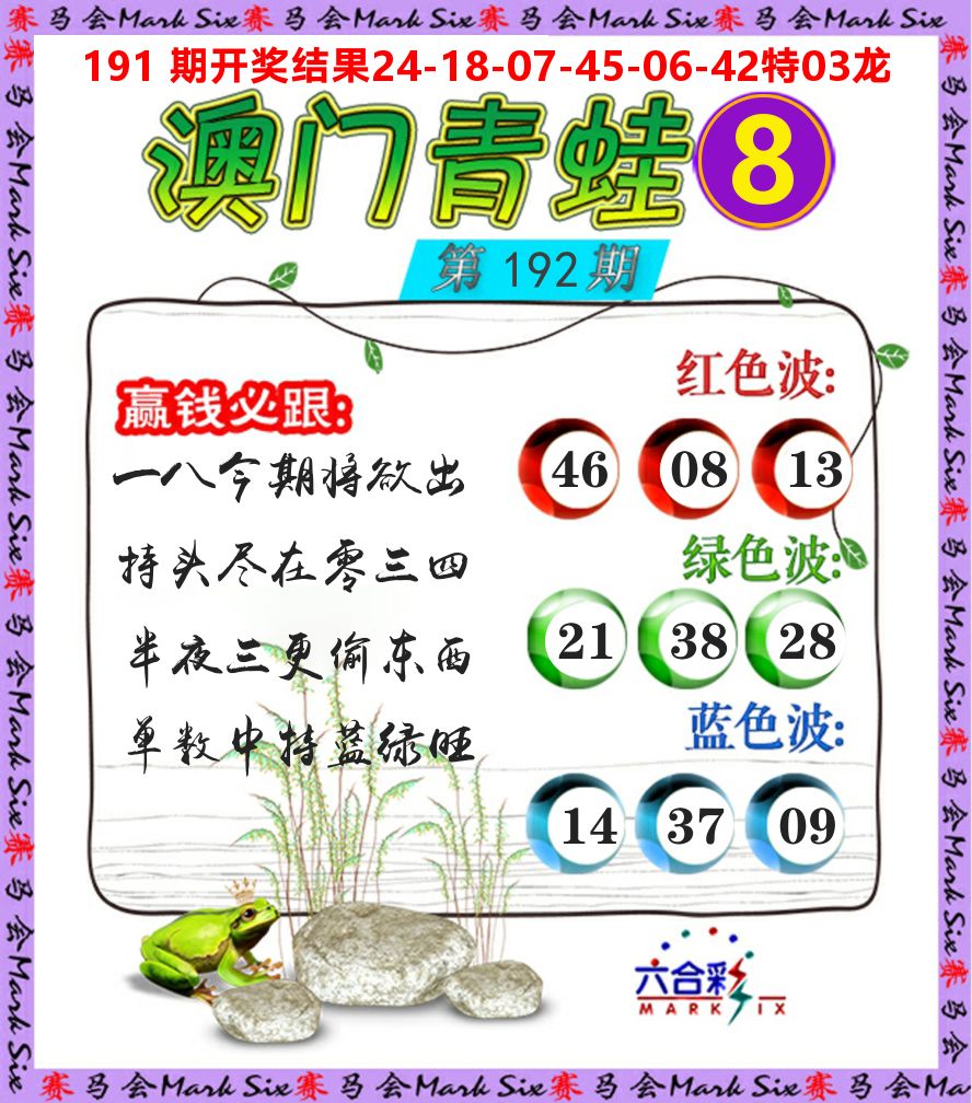 青蛙系列8 第192期