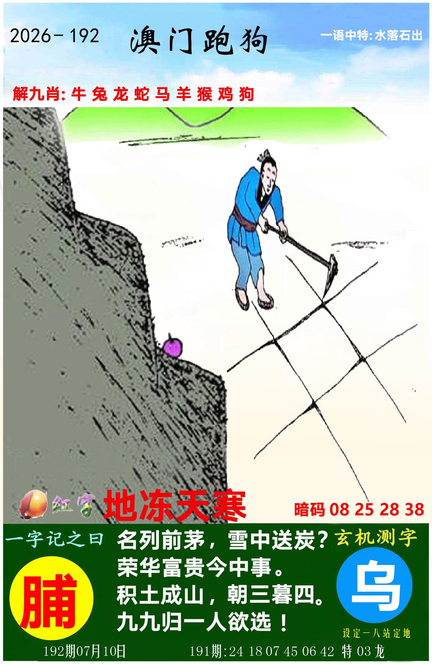 澳门跑狗图 第192期