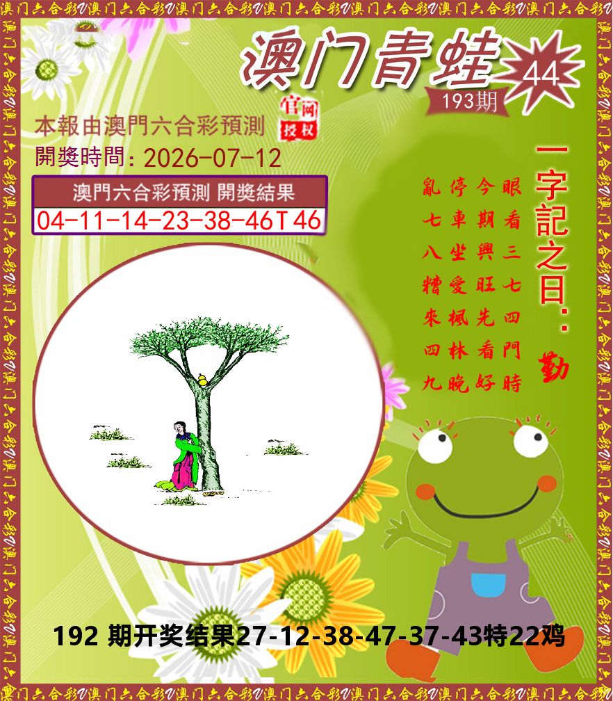 青蛙系列44 第193期