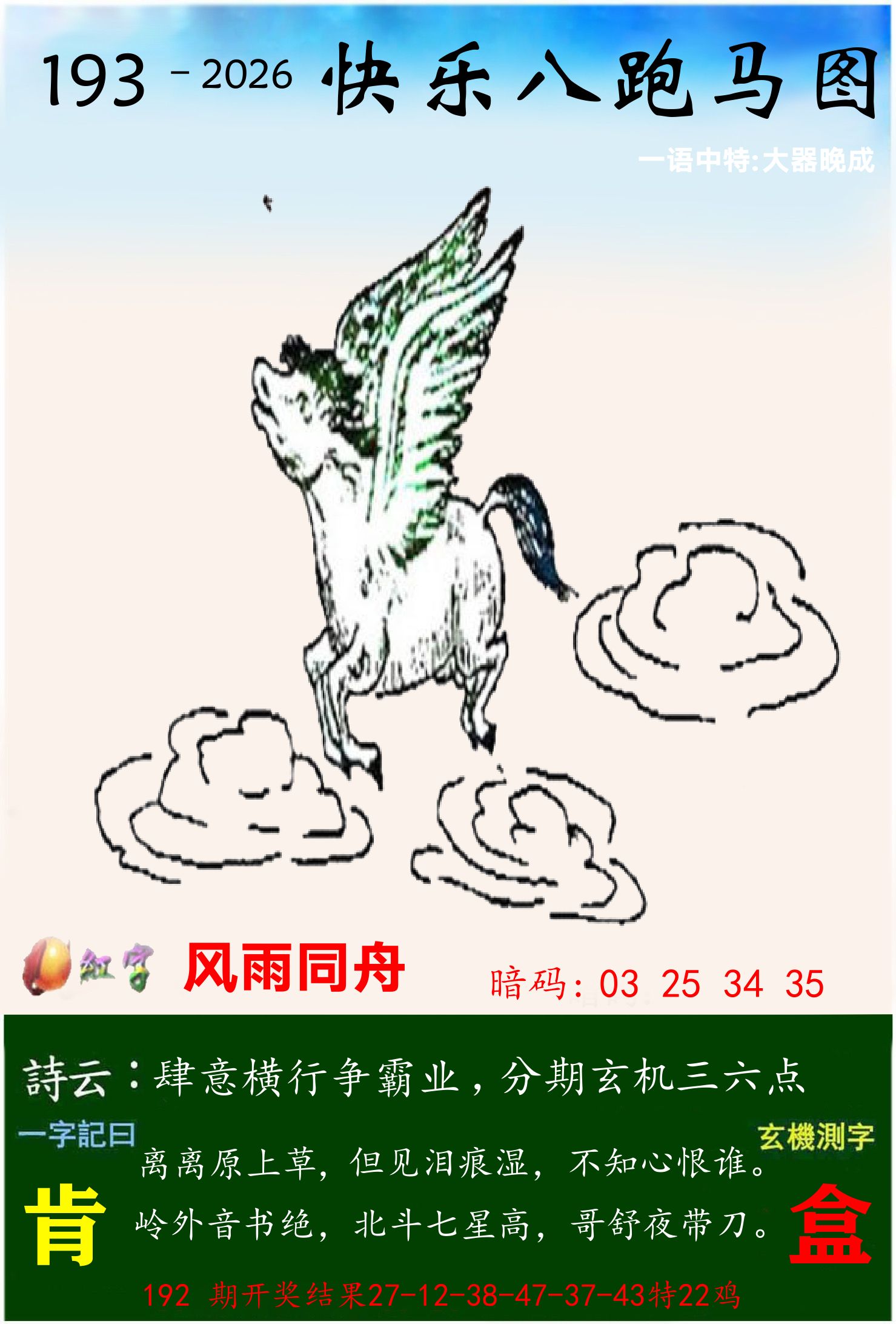 澳门跑马 第193期