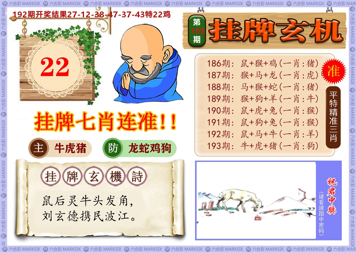 澳门挂牌玄机 第193期