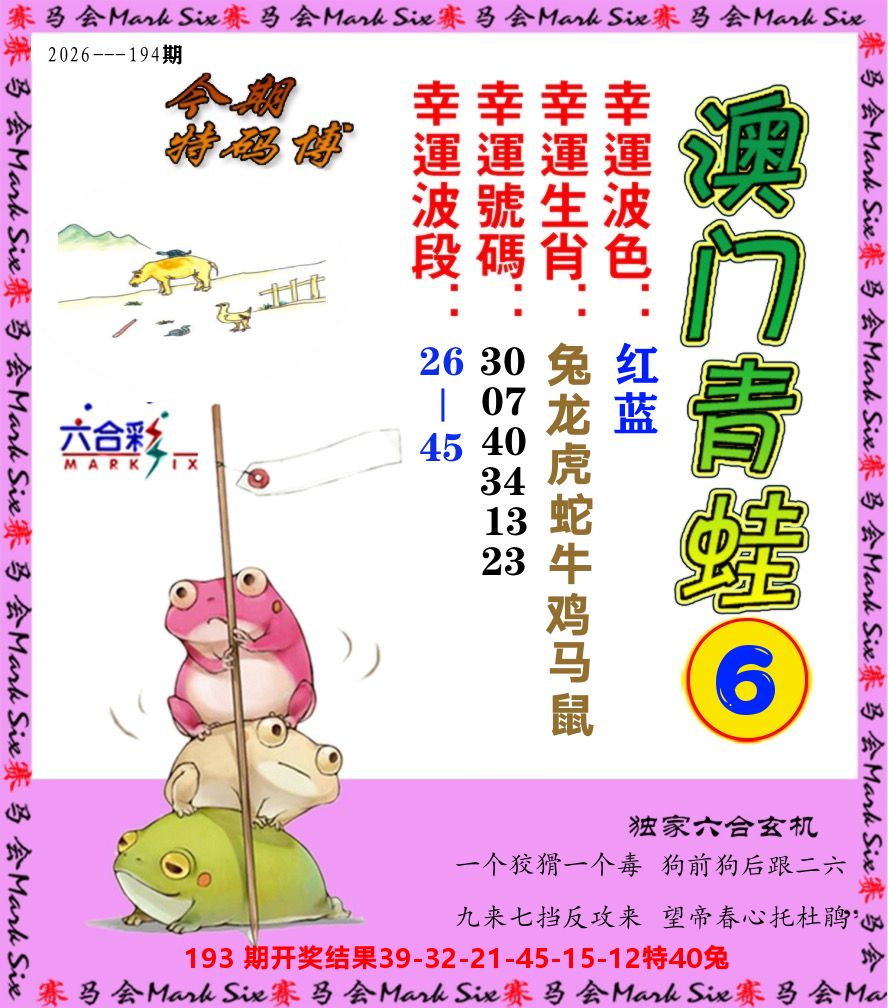 青蛙系列6 第194期