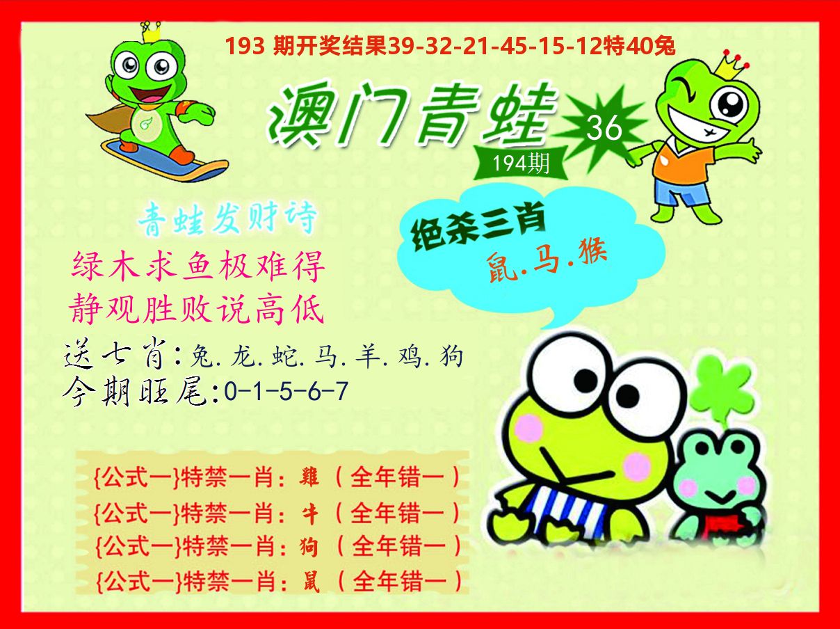 青蛙系列36 第194期