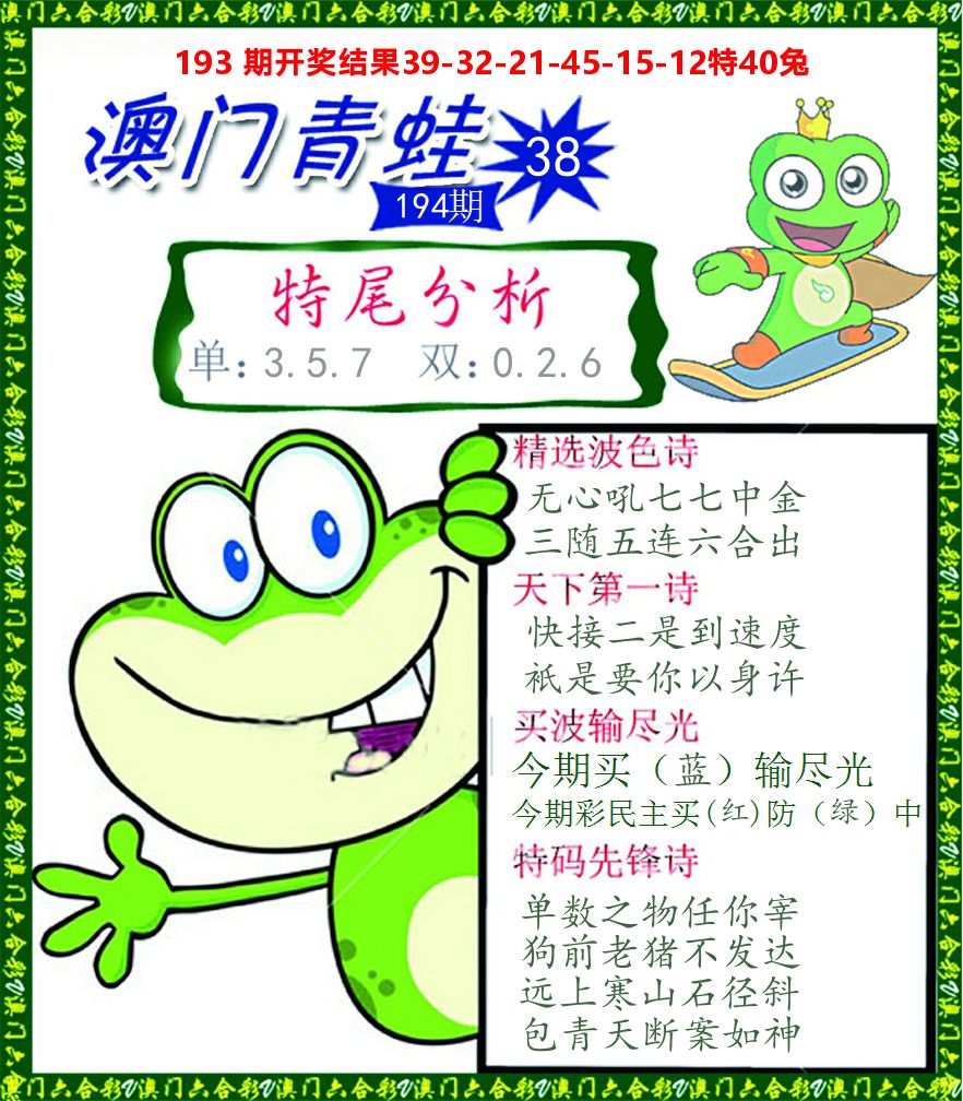 青蛙系列38 第194期