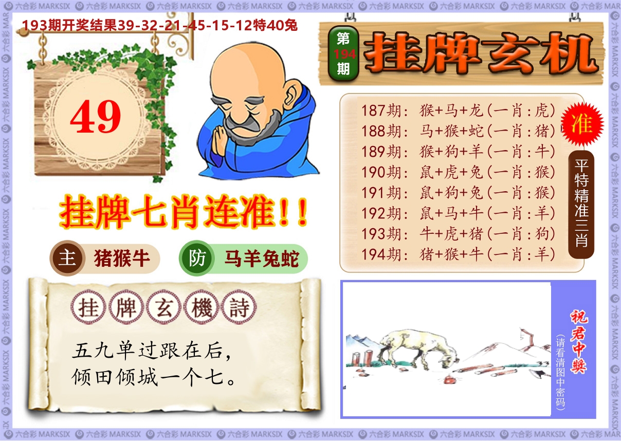 澳门挂牌玄机 第194期