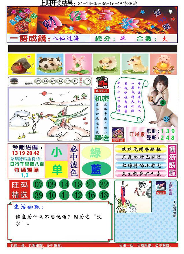 澳门财经宝鉴 第195期