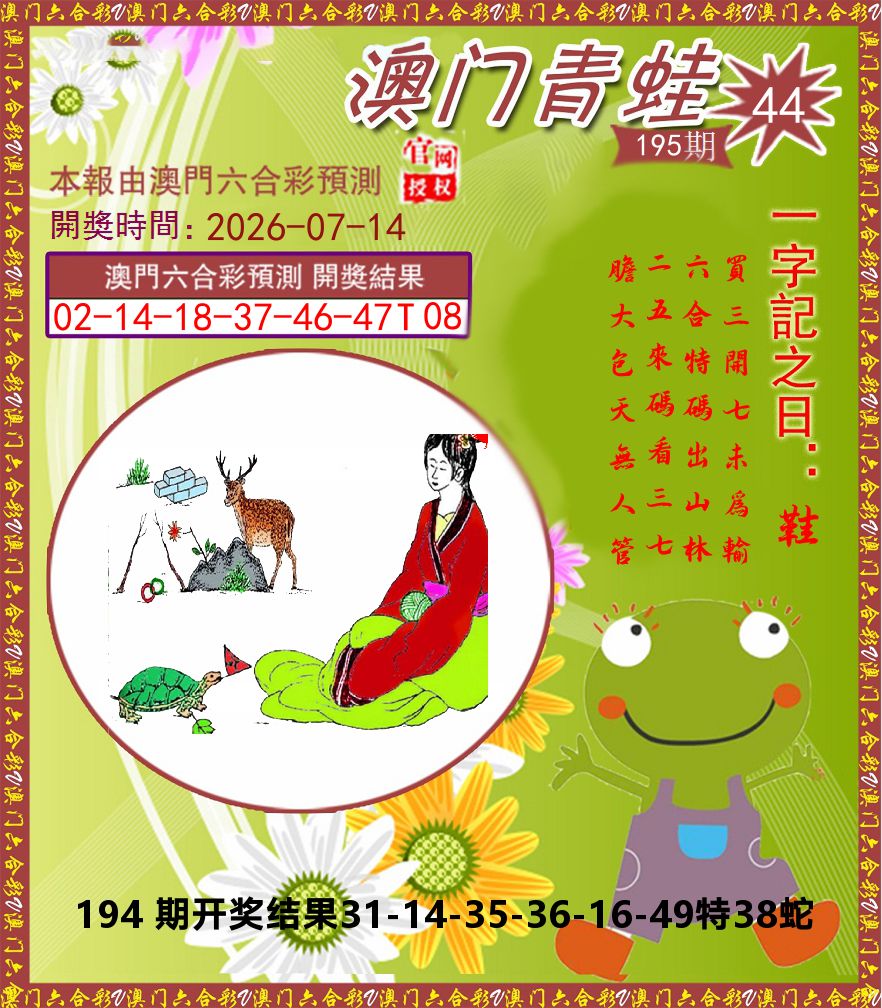 青蛙系列44 第195期