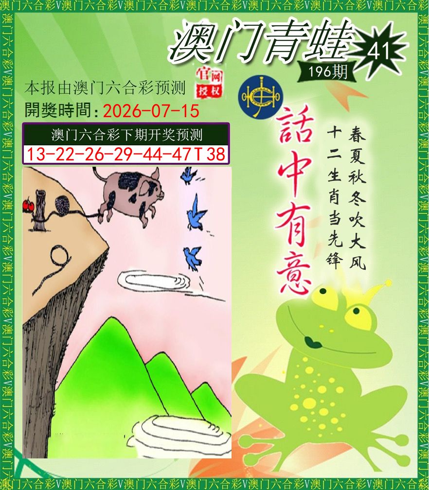青蛙系列43 第196期