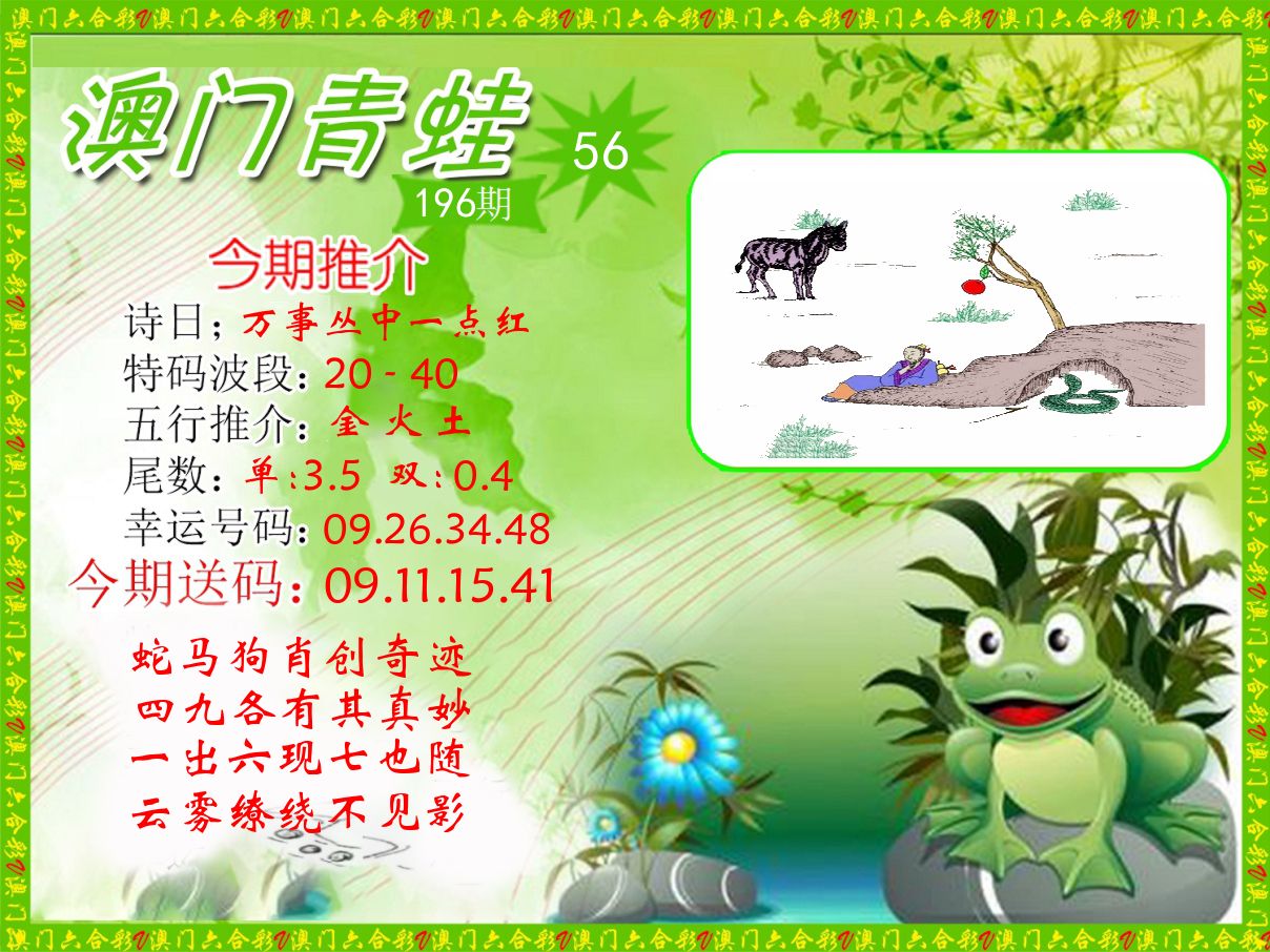 青蛙系列56 第196期