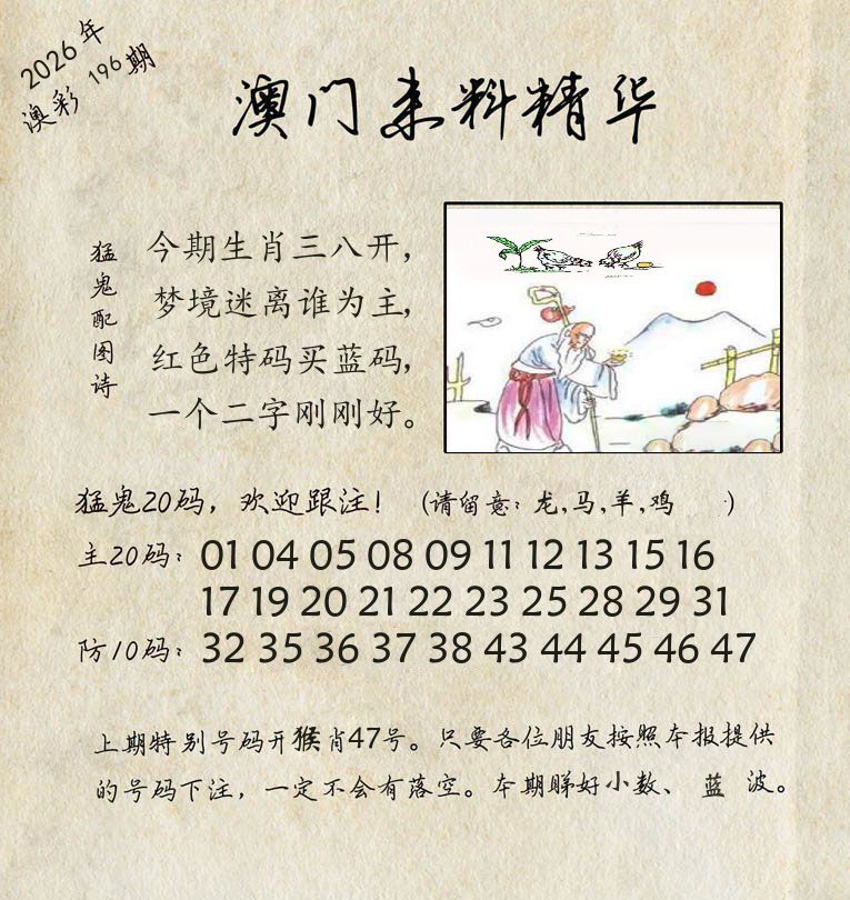 精华来料 第196期