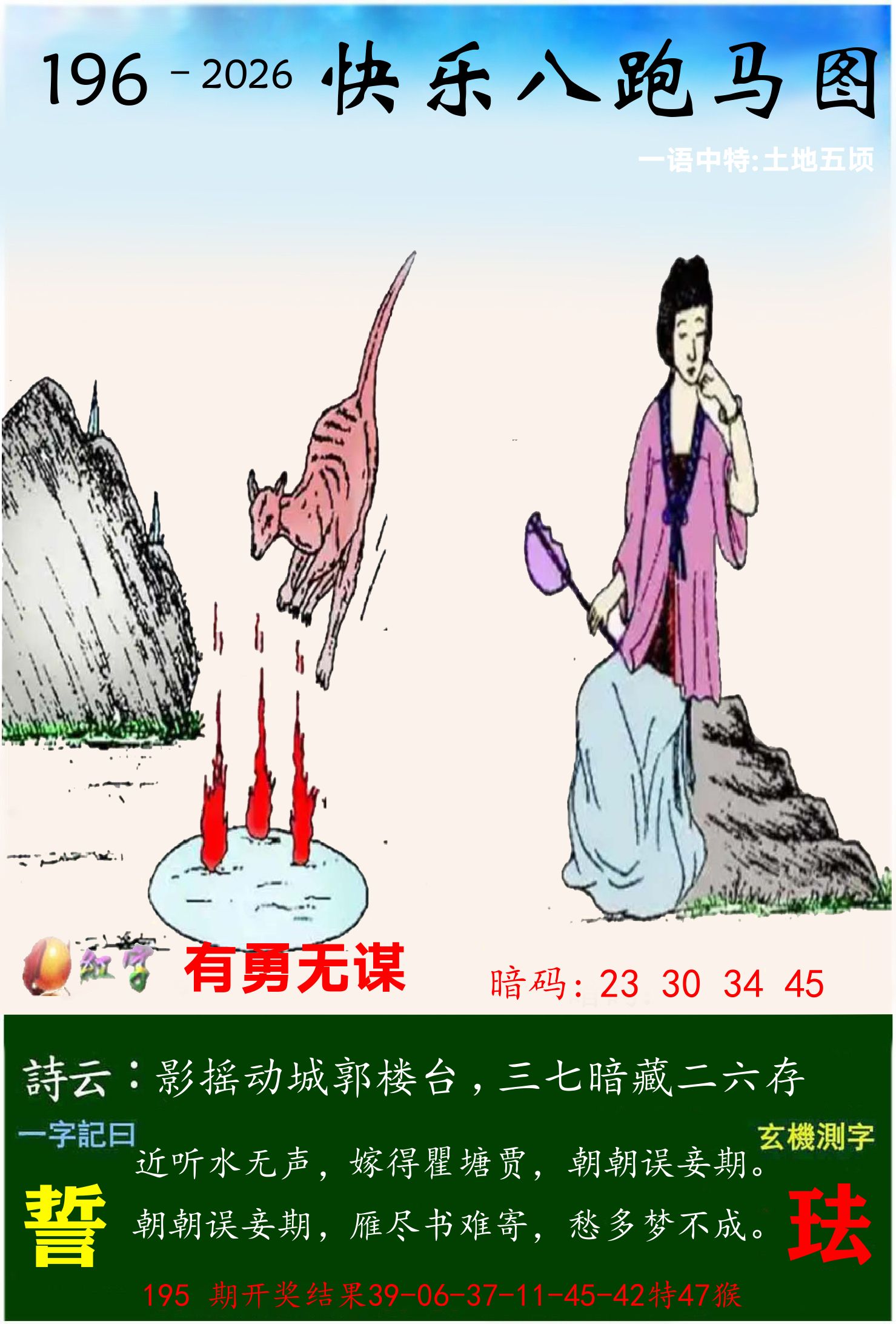 澳门跑马 第196期