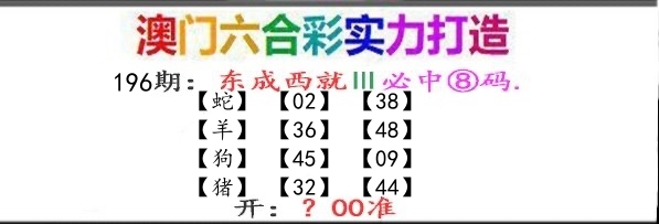 东成西就 第196期