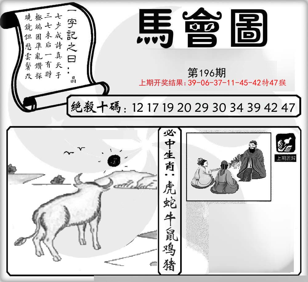 马会图 第196期