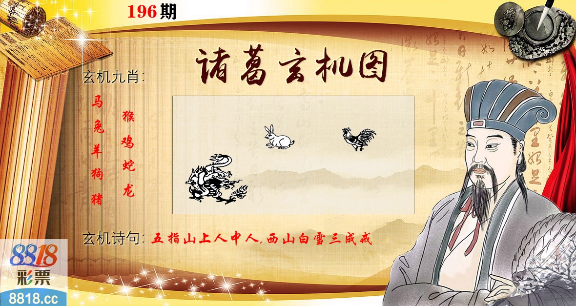 诸葛玄机图 第196期