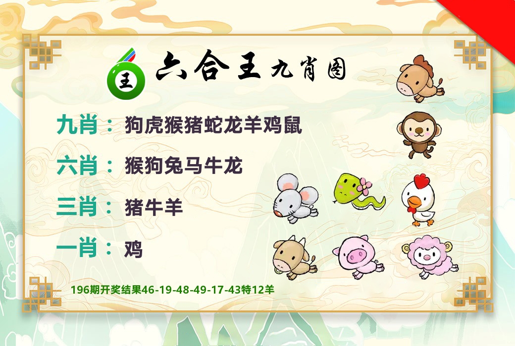 六合王九肖图 第197期