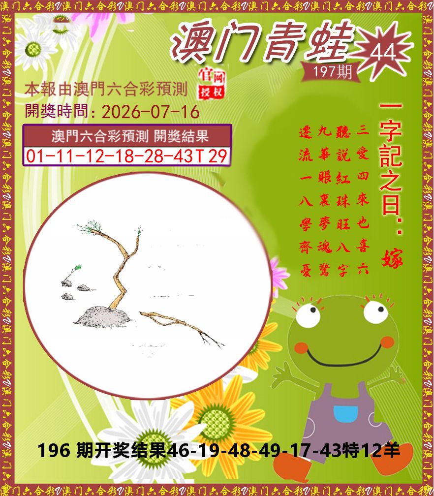 青蛙系列44 第197期