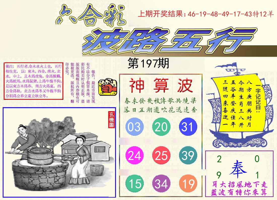 波路五行 第197期