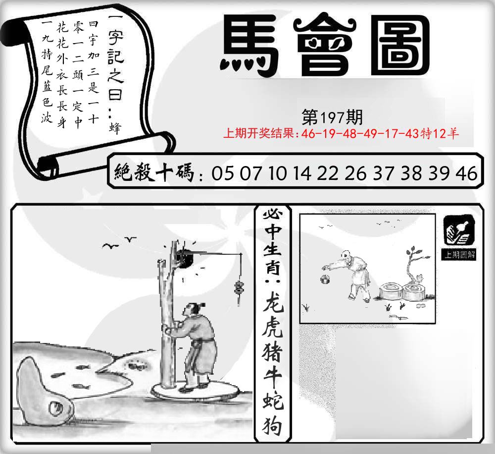 马会图 第197期