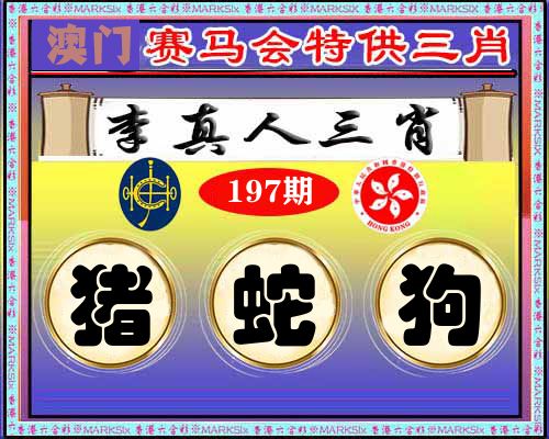 特供三肖 第197期