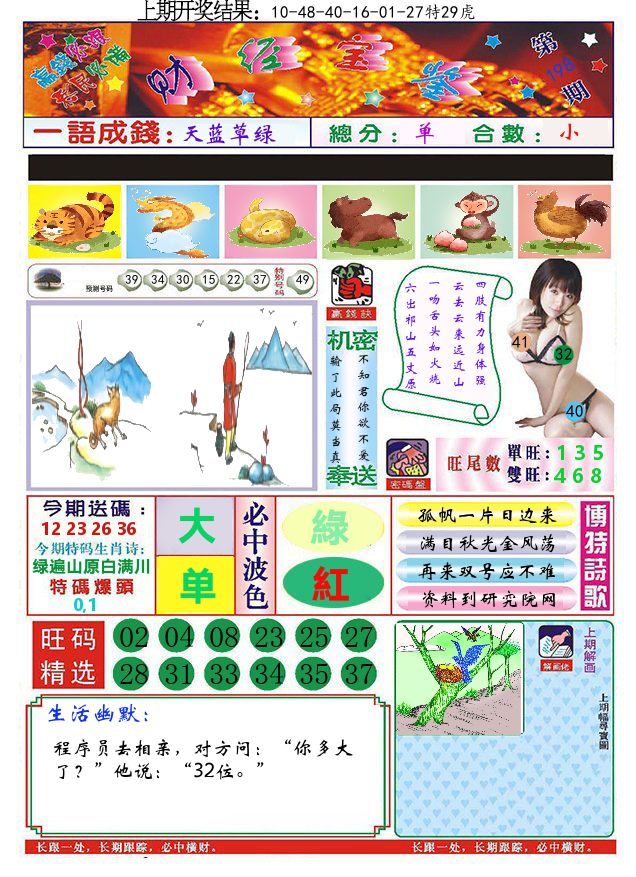 澳门财经宝鉴 第198期