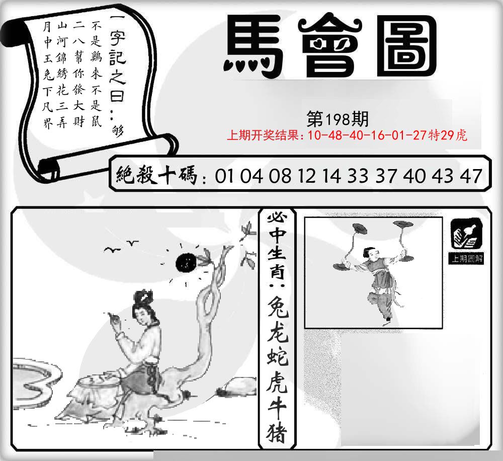 马会图 第198期