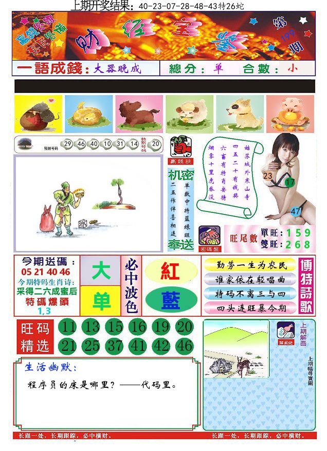 澳门财经宝鉴 第199期