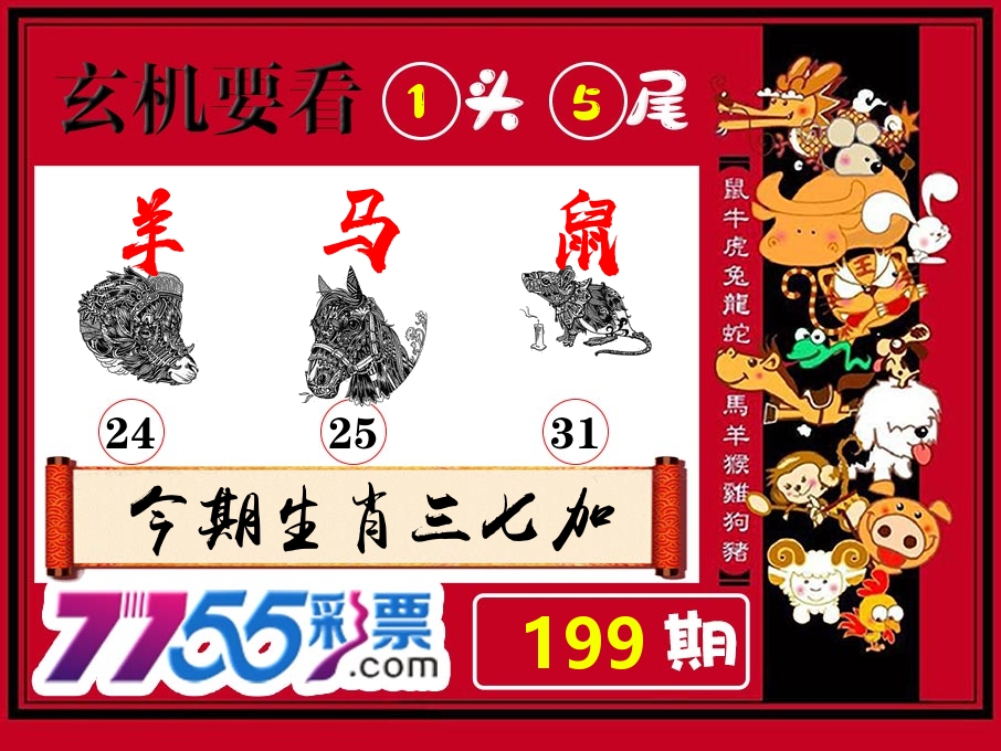 玄机要看 第199期