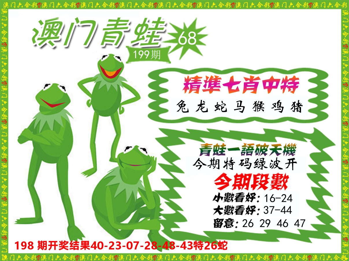 青蛙系列68 第199期