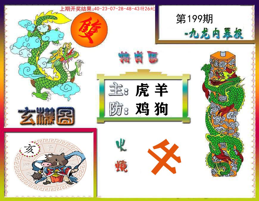 九龙内幕报 第199期