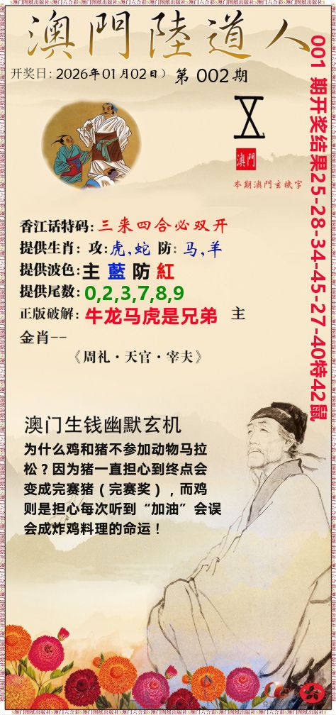 澳门陆道人 第2期