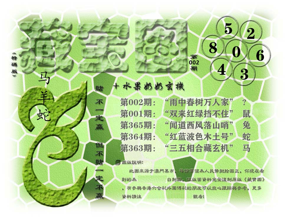 藏宝图奶奶玄机 第2期