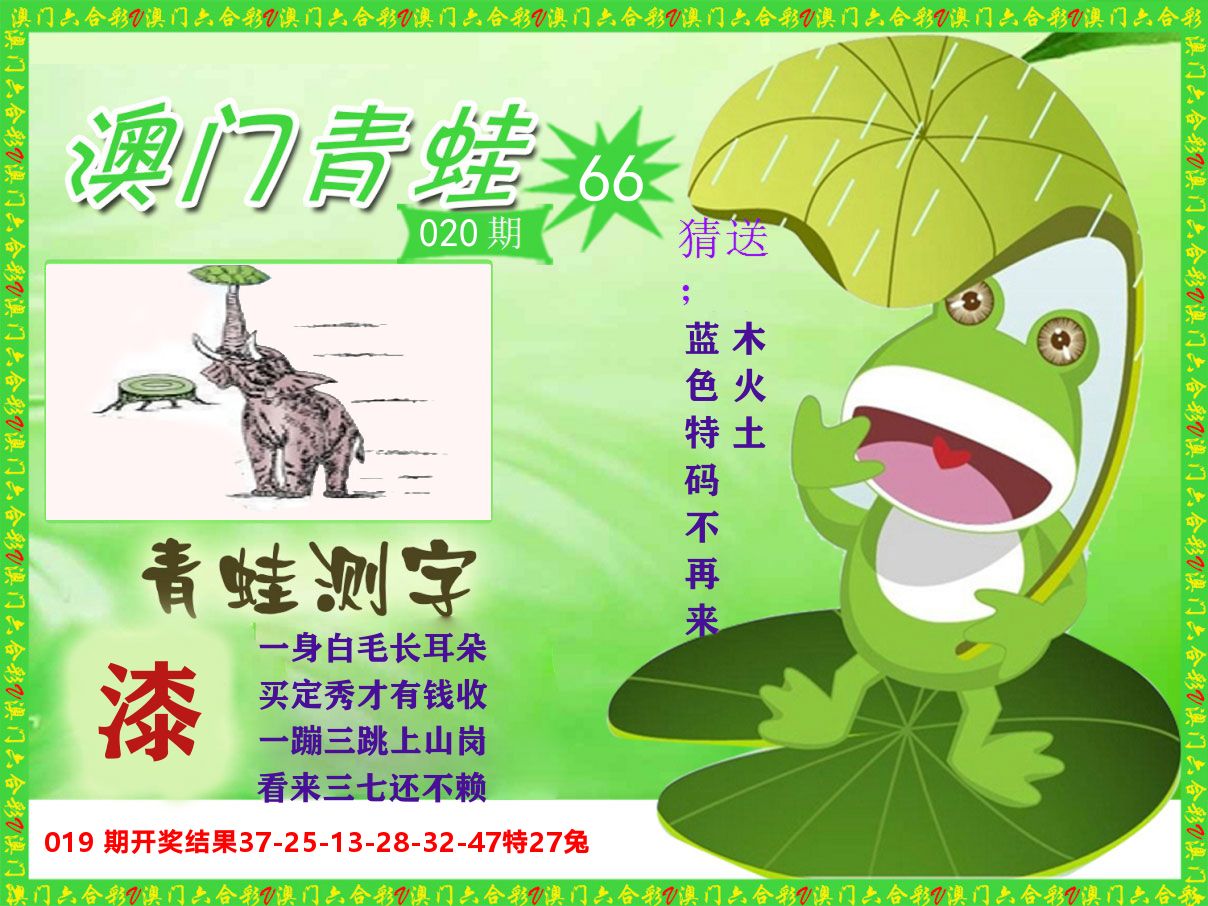 青蛙系列66 第20期