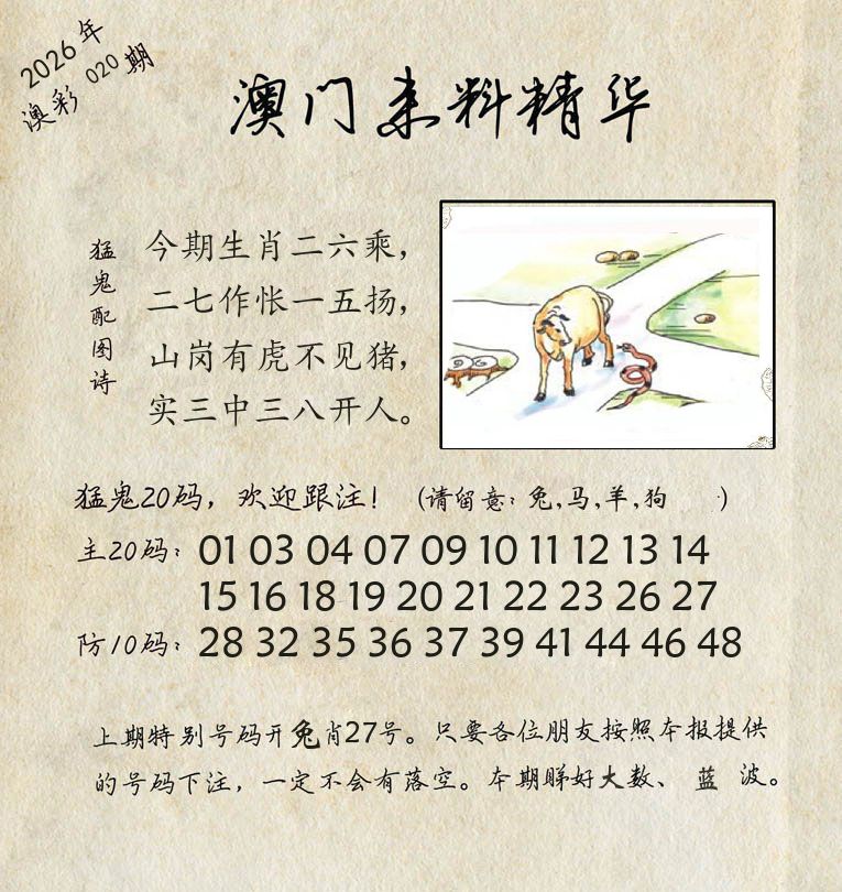 精华来料 第20期