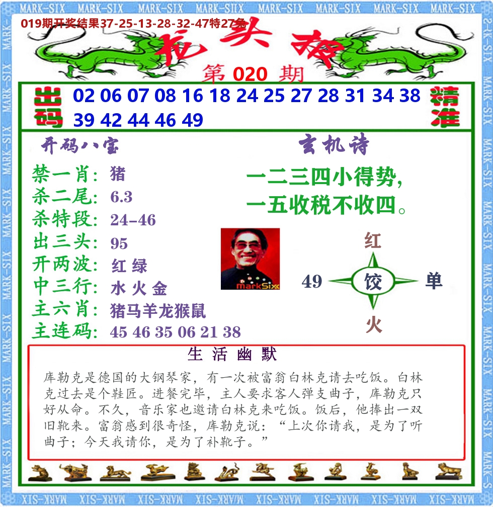 澳门龙头报 第20期