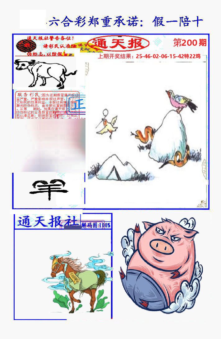 通天报 第200期