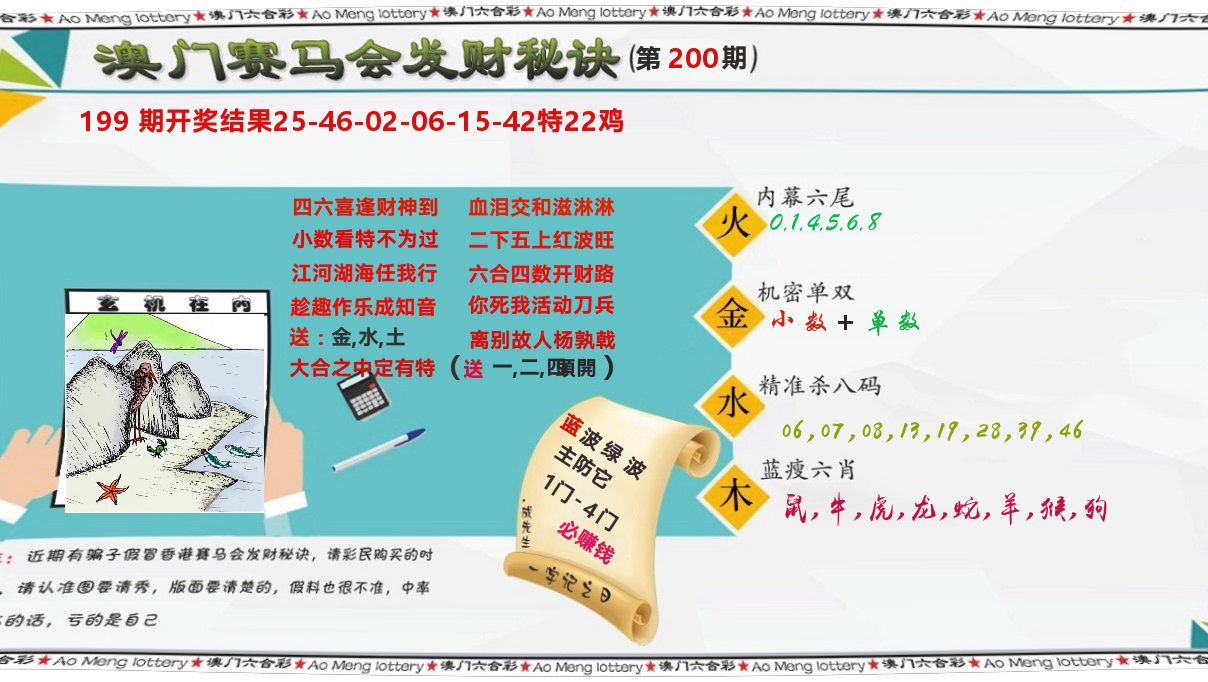 发财秘诀 第200期