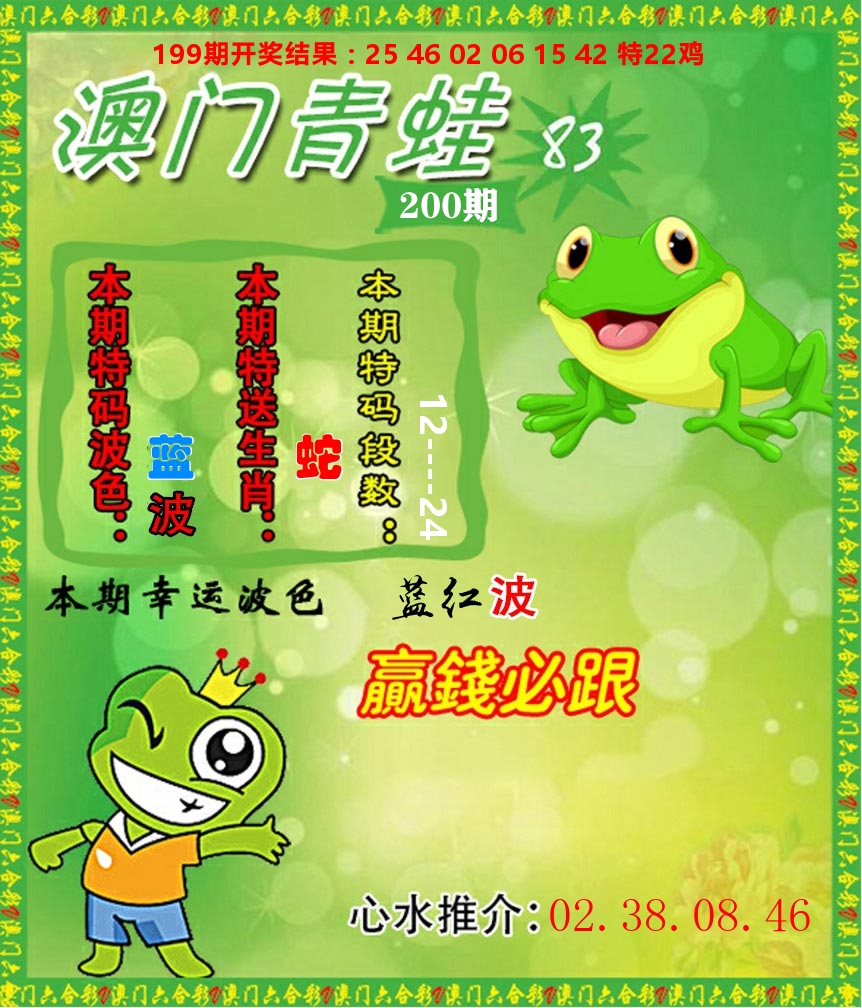 青蛙系列83 第200期