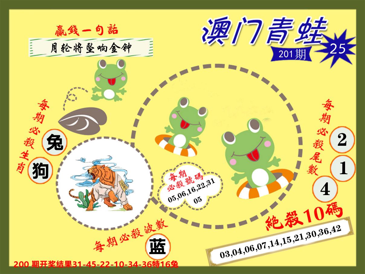 青蛙系列25 第201期