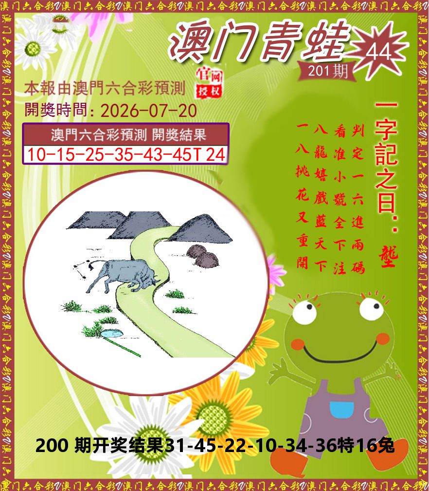 青蛙系列44 第201期