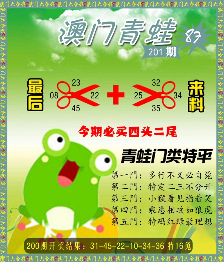 青蛙系列87 第201期