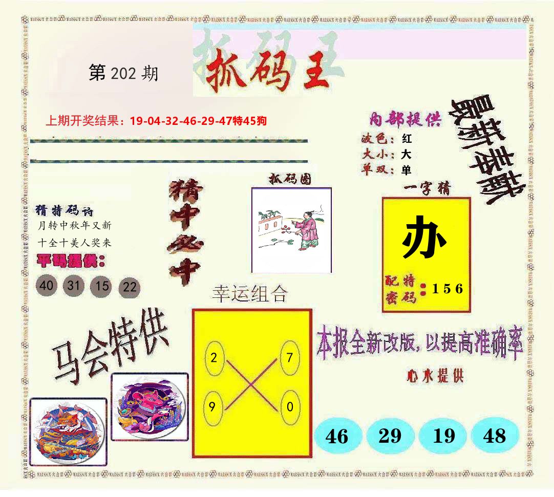 抓码王 第202期