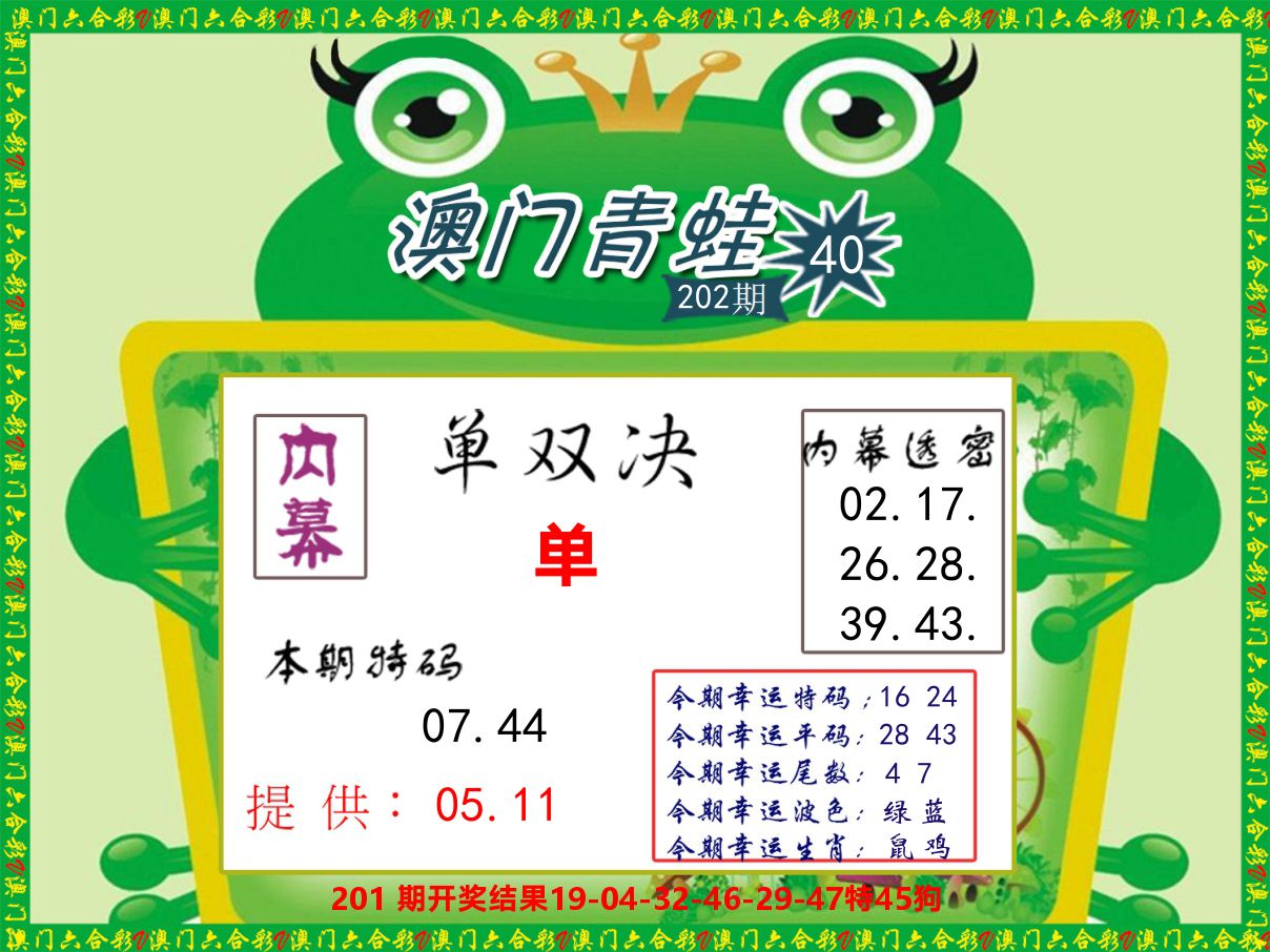 青蛙系列50 第202期
