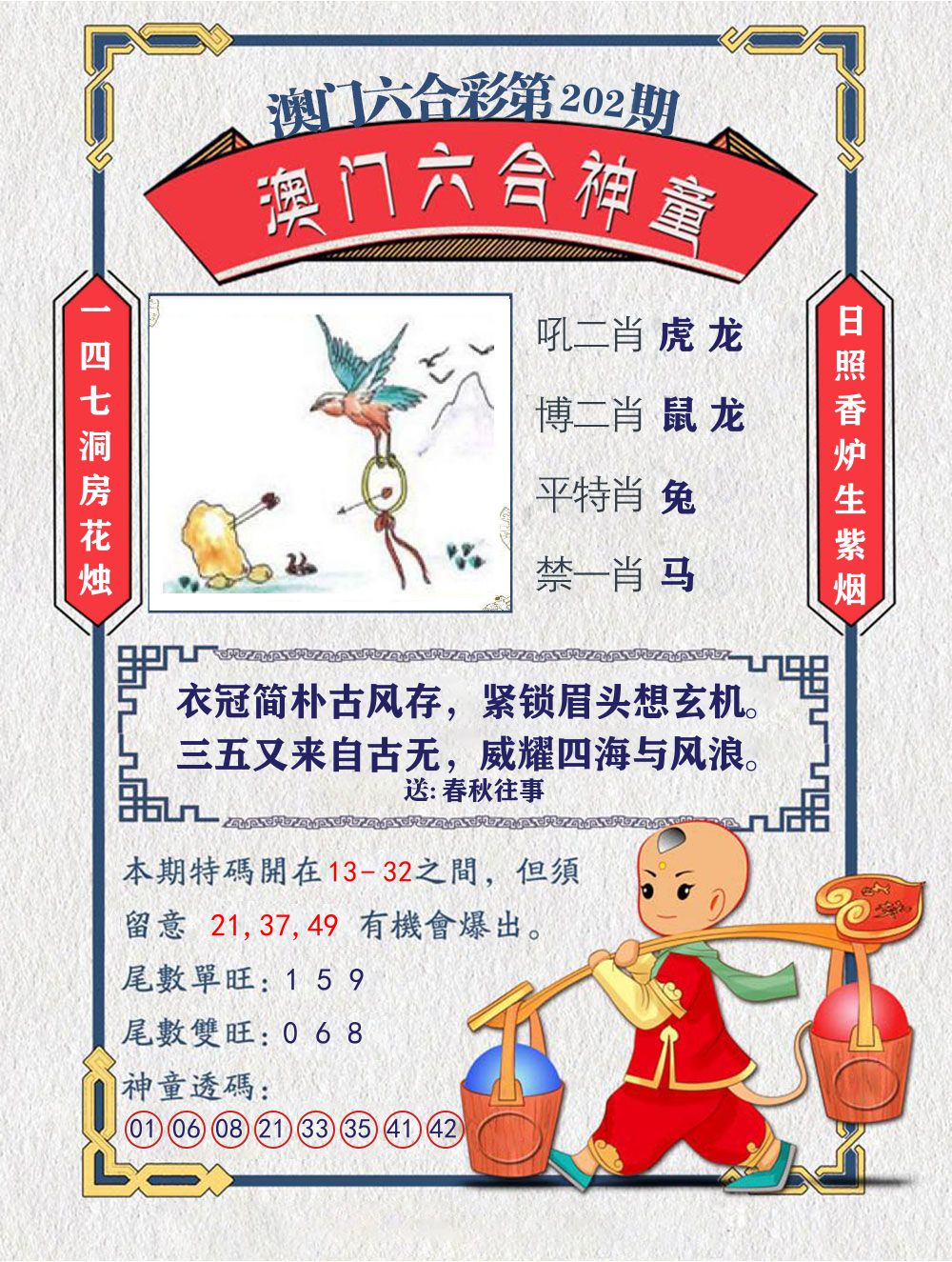 六合神童 第202期