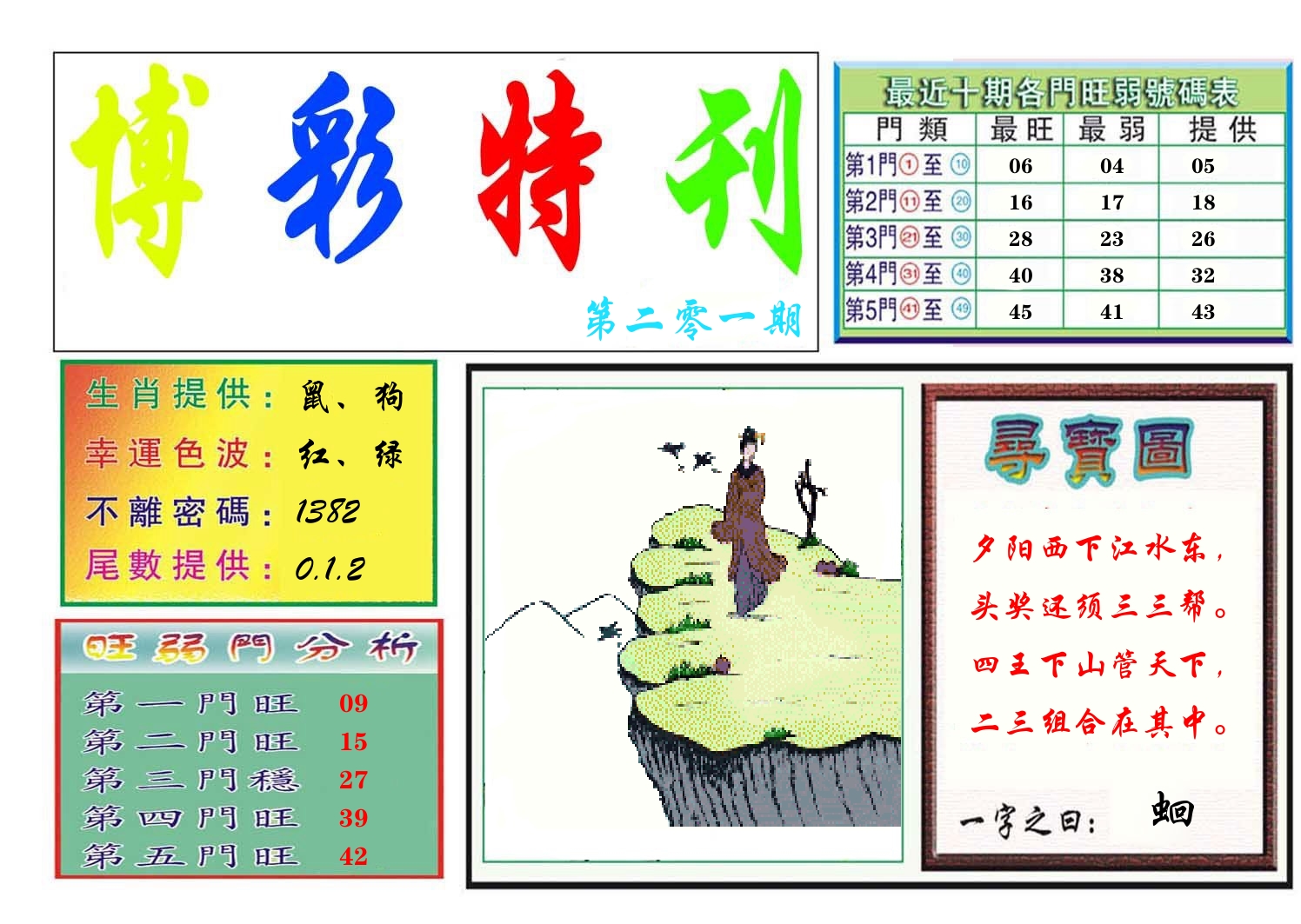 博彩特刊 第202期