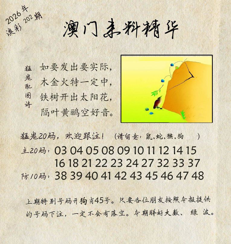 精华来料 第202期